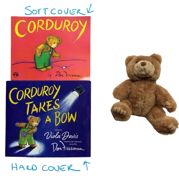 Corduroy 2 Book Bundle + Plush Bear - Picture 13 of 14